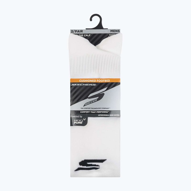 Herren-Socken SKECHERS 1/2 Terry Over The Knee 2 Paar white traditional 6