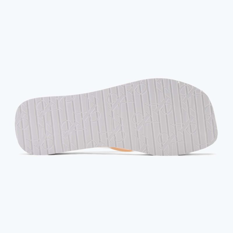 Calvin Klein Damen Flip Flops YW0YW01720 Thong+ Tpu Metallic flüsterrosa/hellweiß 4