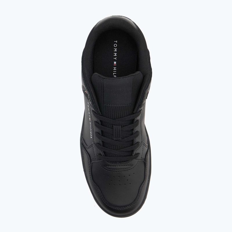 Herren Tommy Hilfiger Basket Core Lite Lth Mix schwarz Schuhe 5