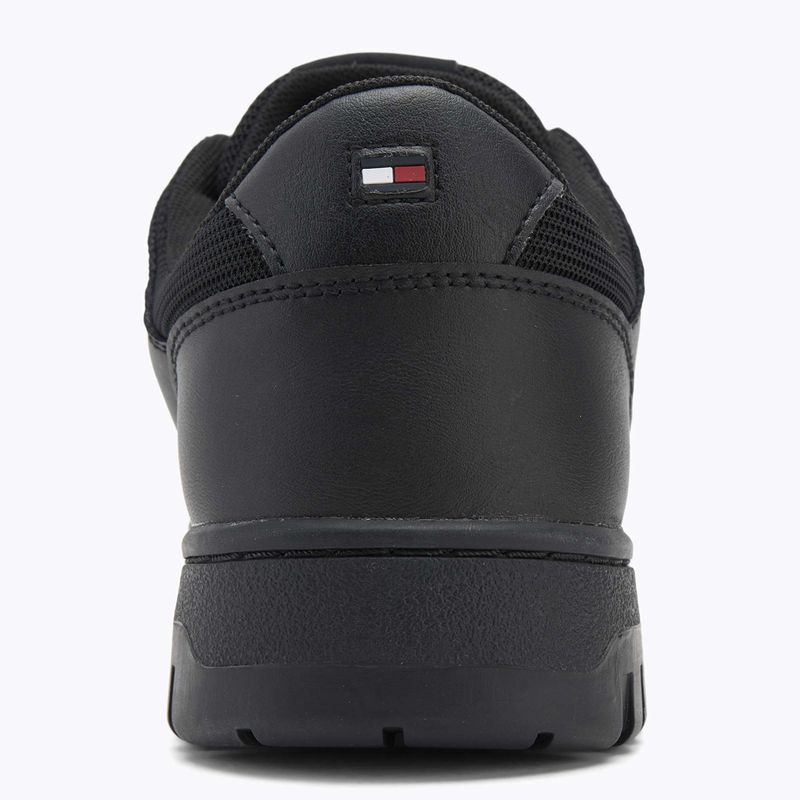 Herren Tommy Hilfiger Basket Core Lite Lth Mix schwarz Schuhe 6