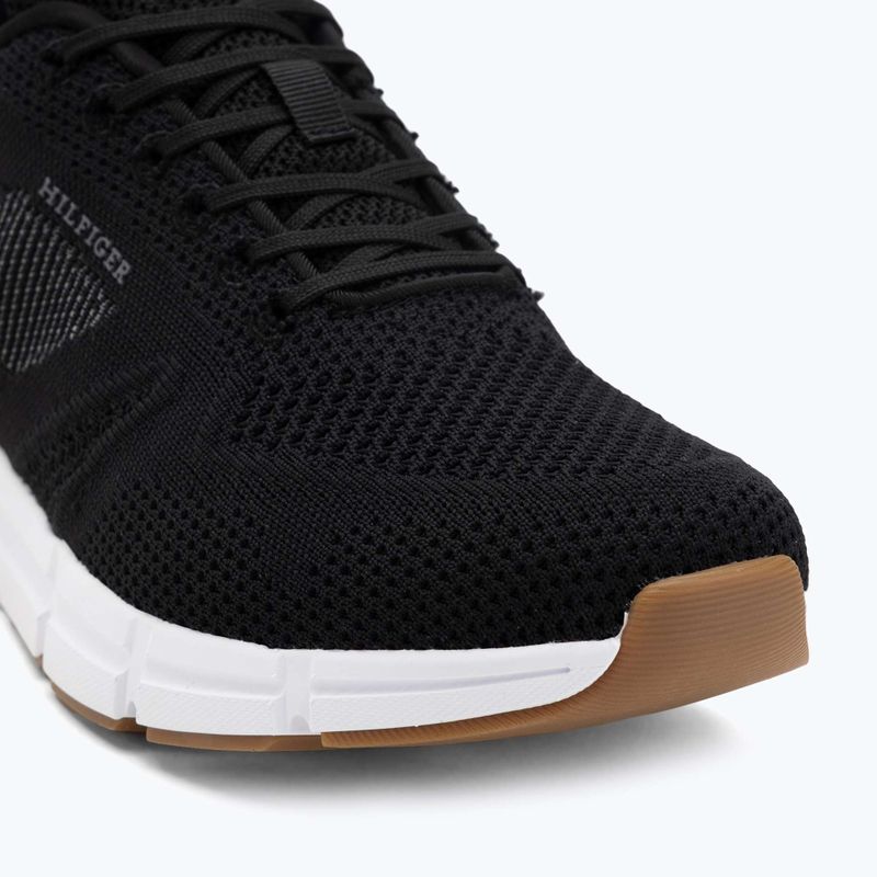 Herren Tommy Hilfiger Comfort Run Knit schwarz Schuhe 7