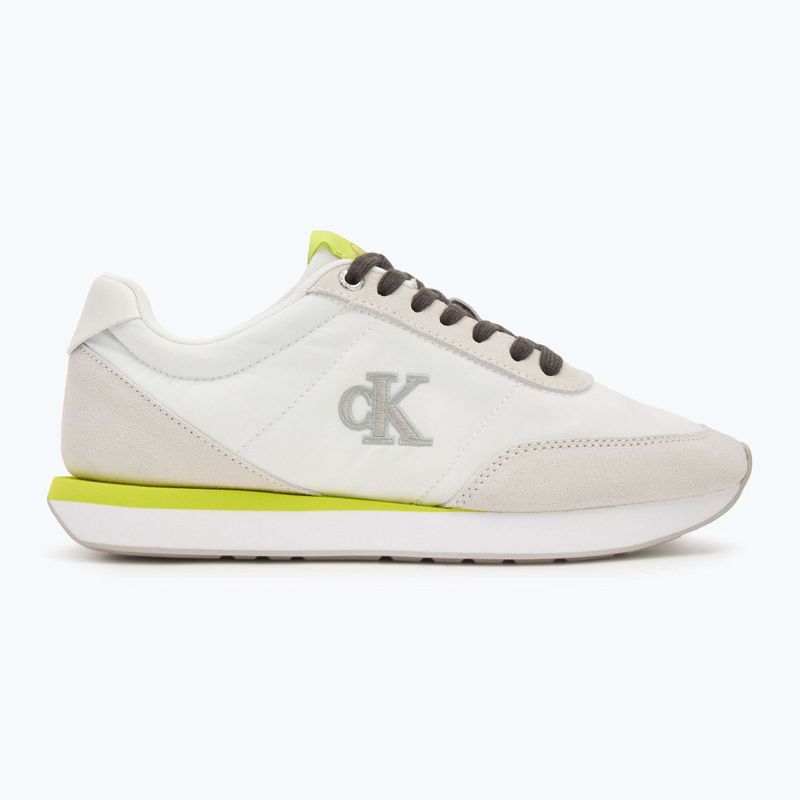 Damenschuhe Calvin Klein YW0YW01990 Retro Runner Lace Up Nylon MG white/evening primrose/lily white 2