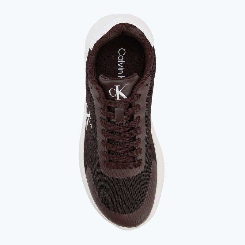 Damenschuhe Calvin Klein YW0YW01750 3 Eva Runner Mesh MG brown out/green haze 5