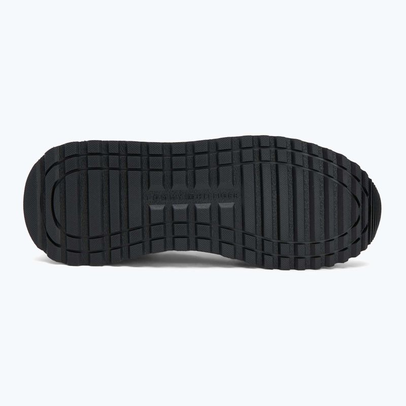 Herren Schuhe Tommy Hilfiger New Runner Eva Lth Stripes schwarz 4