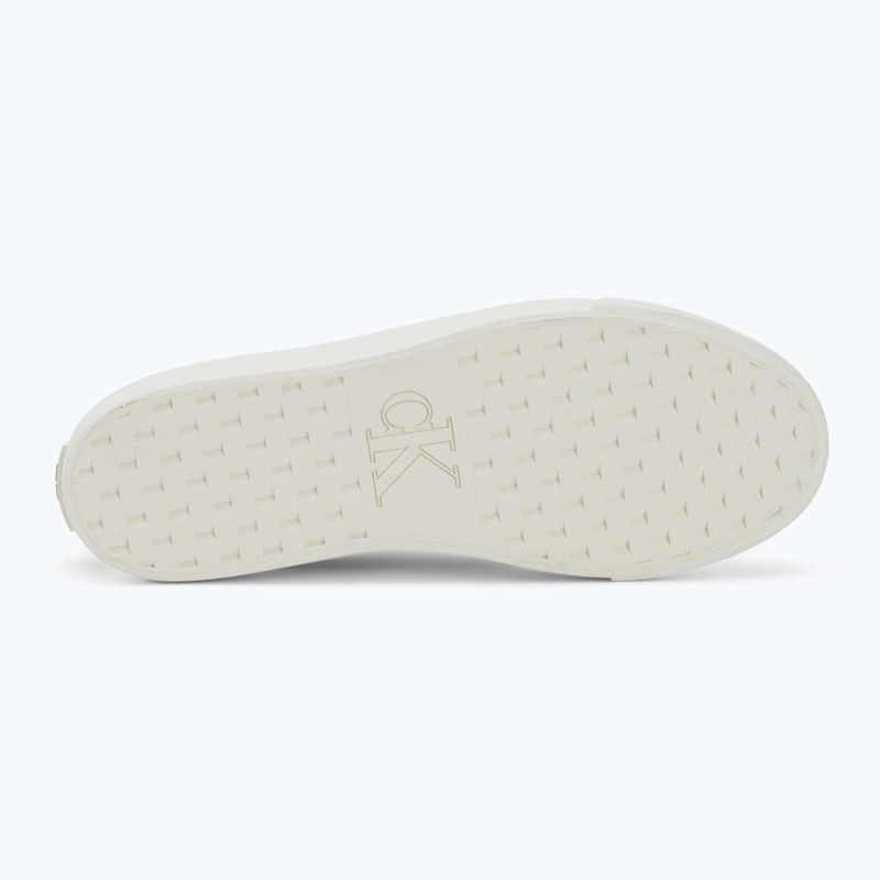 Damenschuhe Calvin Klein HW0HW02970 Vulc Flatf Laceup Ripst deep lichen green/pink yarrow 4