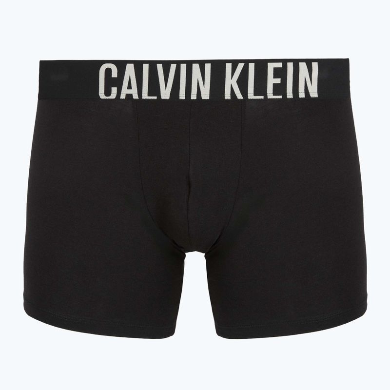Boxershorts Calvin Klein 000NB3609A Boxer Brief 3 pairs black w/oatmeal logo/black w/age 2