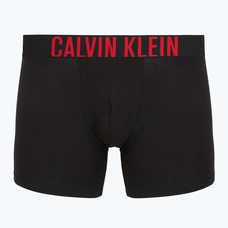 Boxershorts Calvin Klein 000NB3609A Boxer Brief 3 pairs black w/oatmeal logo/black w/age 4