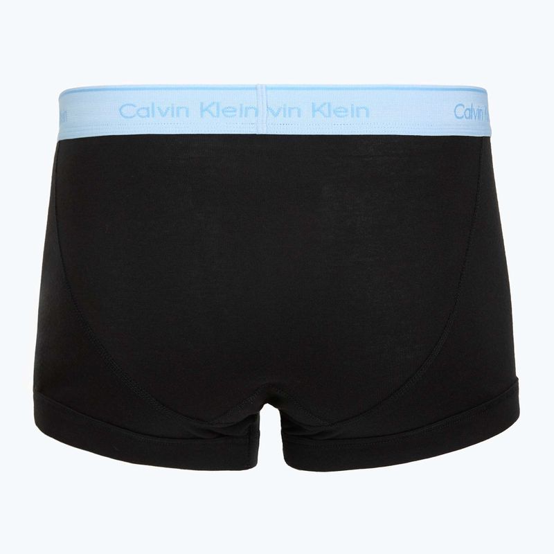 Boxershorts Calvin Klein LV00NB1897 Trunk 5 pairs of black bodies with black/misty grey/purple 3