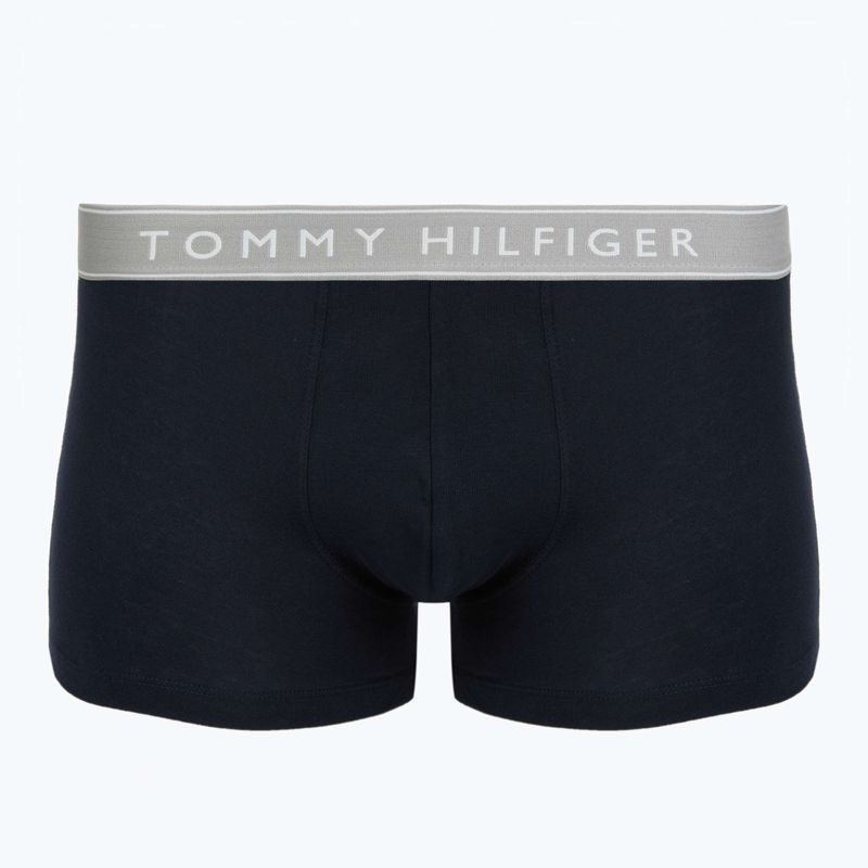 Boxershorts Tommy Hilfiger Trunk WB 3 Paar purple pink/antique silverer/aegean sea 4