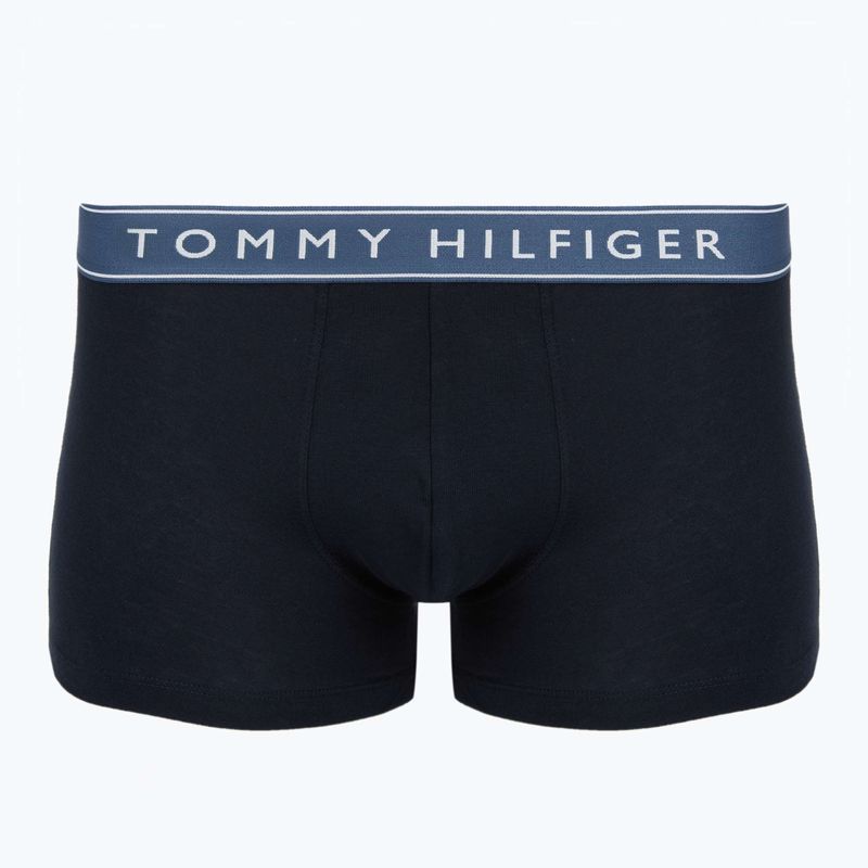 Boxershorts Tommy Hilfiger Trunk WB 3 Paar purple pink/antique silverer/aegean sea 5