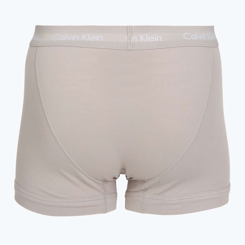 Herren-Boxershorts Calvin Klein 0000U2662G Trunk 3 pairs classic blue/porpoise/black 5