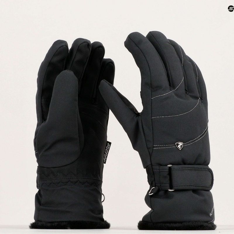 Damen-Skihandschuhe ZIENER Kahli PR schwarz 4