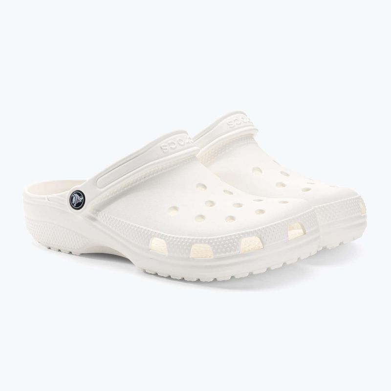 Crocs Classic Herren Pantoletten weiß 5
