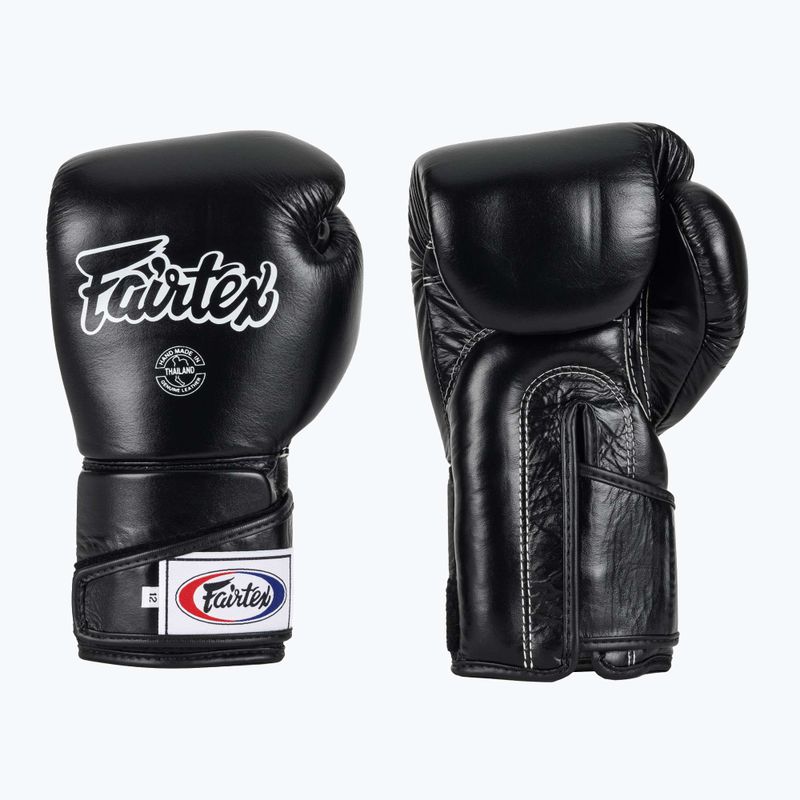 Fairtex Stylish Angular Sparring Boxhandschuhe - Locked Thumb schwarz
