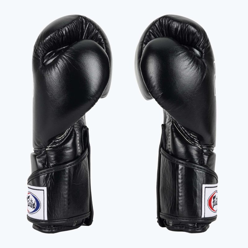 Fairtex Stylish Angular Sparring Boxhandschuhe - Locked Thumb schwarz 4