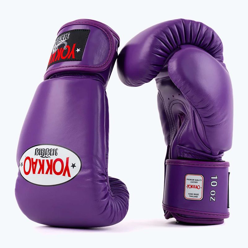 Boxhandschuhe Herren YOKKAO Matrix flash purple 3