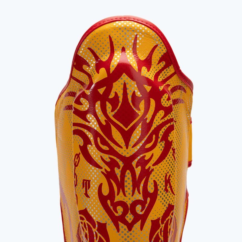 Top King Dragon gelbe Schienbein- und Fußschützer 3