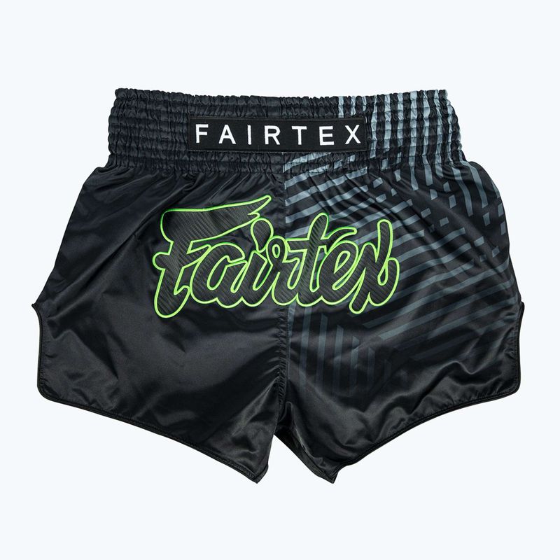 Fairtex Muay Thai Trainingsshorts BS1924 'Racer' schwarz