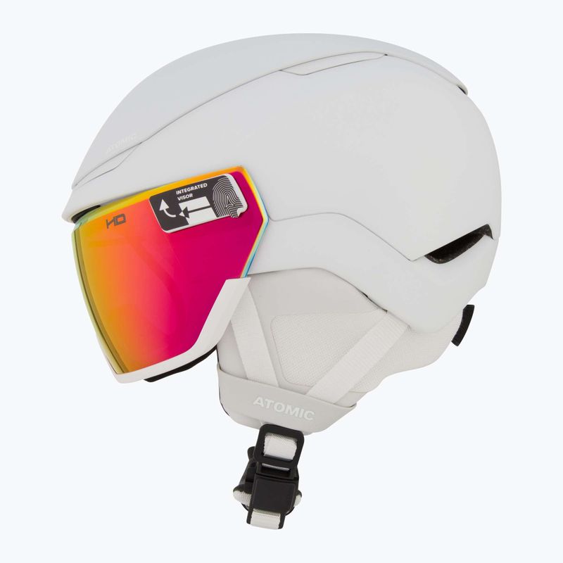 Skihelm Atomic Revent GT Amid Visor HD white heather/red hd 4