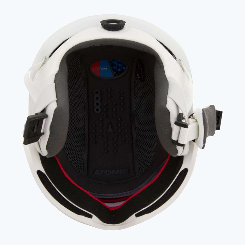 Skihelm Atomic Revent GT Amid Visor HD white heather/red hd 5
