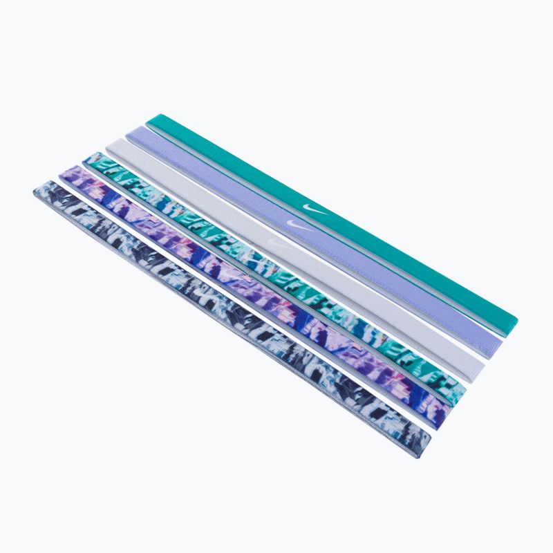 Nike Stirnbänder bedruckt 6 Stück grün/violett N0002545-322 2