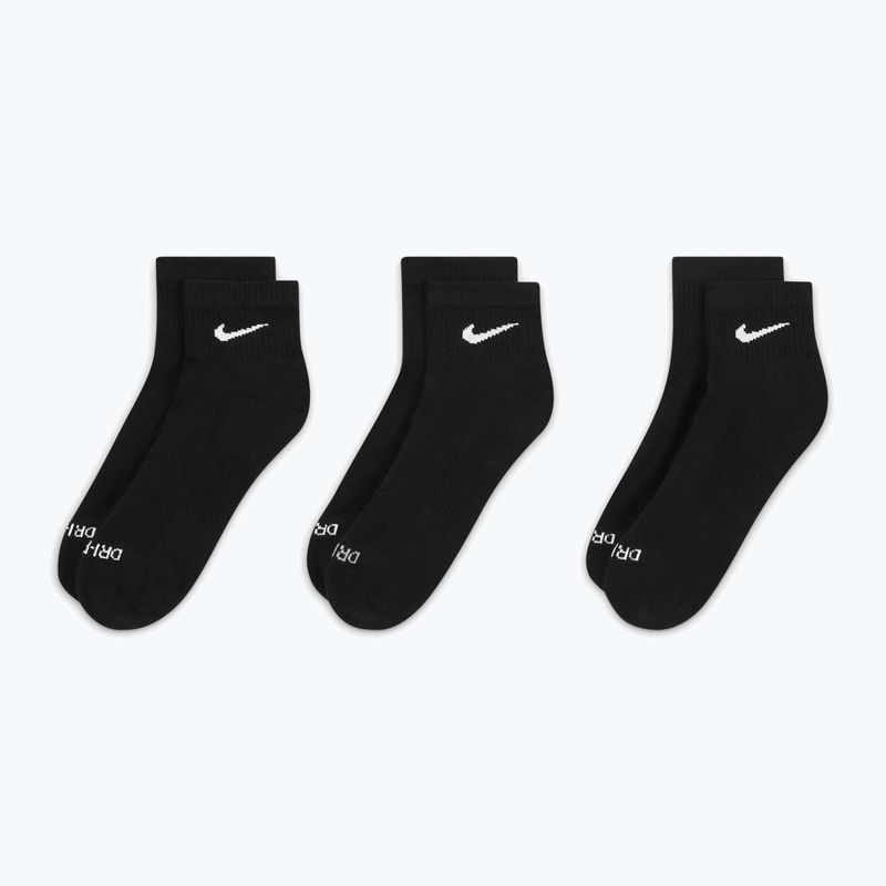 Nike Everyday Plus Cushioned Ankle Socken 3er-Pack black/white 3