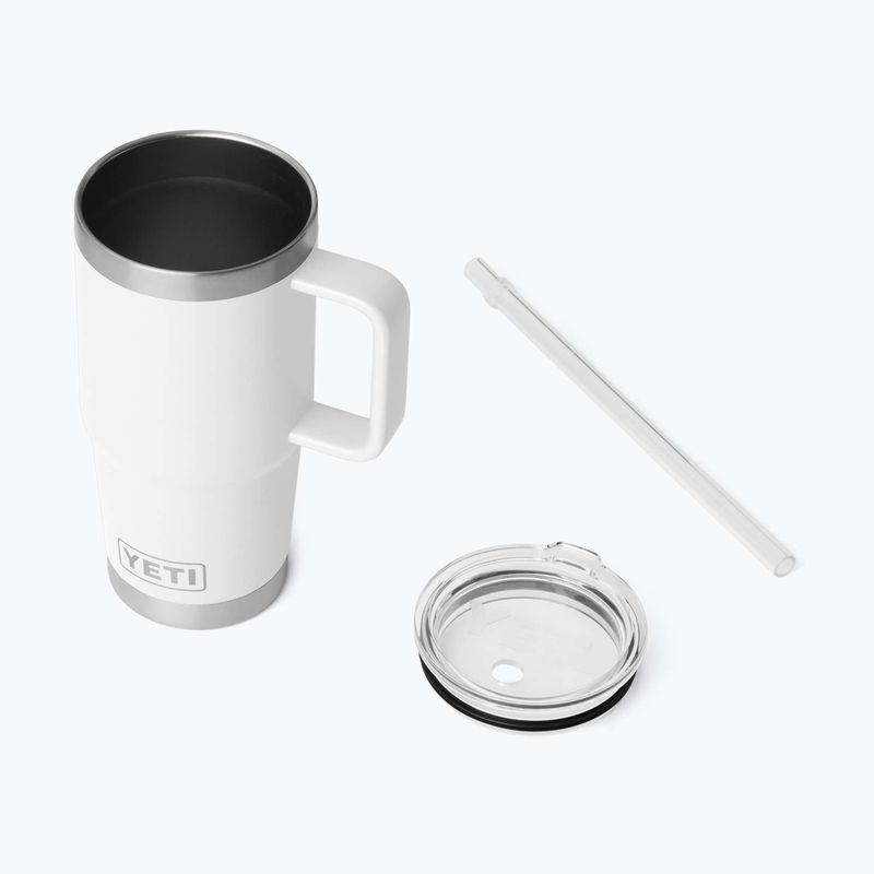 Thermobecher YETI Rambler Straw 739 ml white 4