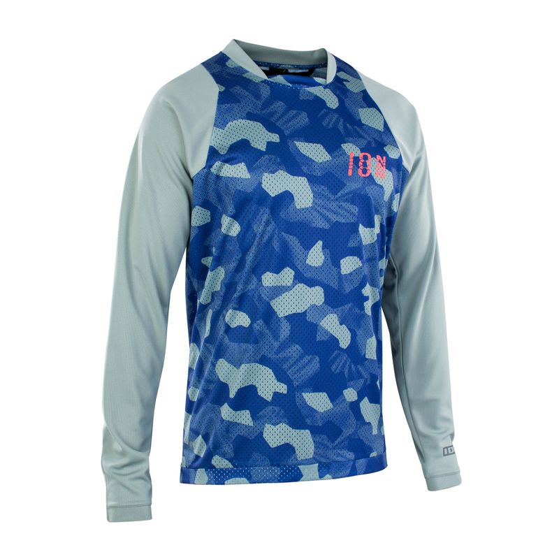 Herren Radtrikot ION Scrub Ls grün 47222-5009 5