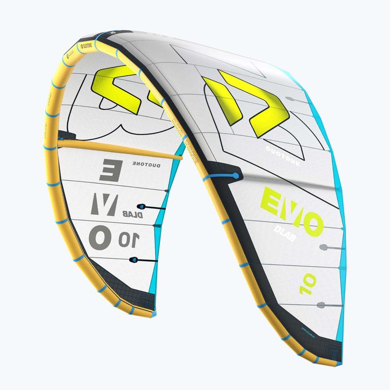 Kitesurf-Kite Duotone Evo D/LAB grey/lime