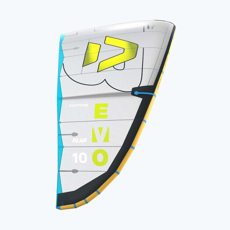 Kitesurf-Kite Duotone Evo D/LAB grey/lime 3