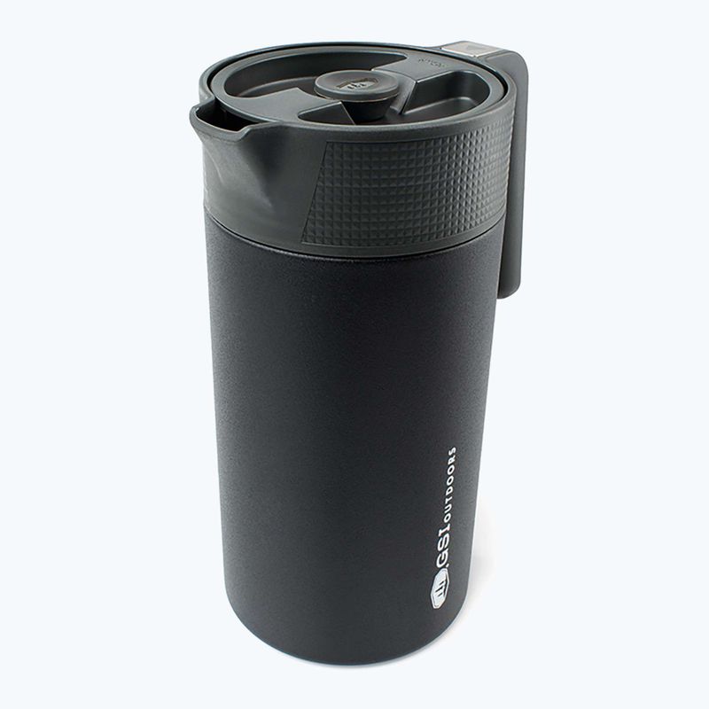 GSI Outdoors Glacier Stainless Javapress touristische Kaffeemaschine schwarz