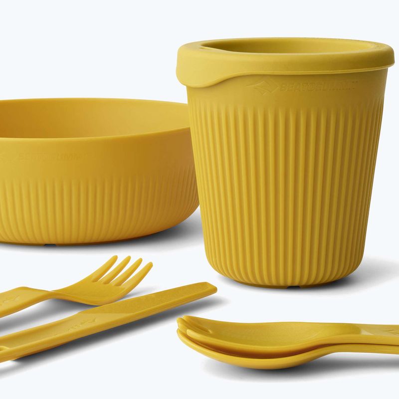 Campinggeschirr Set Sea to Summit Passage Dinnerware arrowwood yellow 3