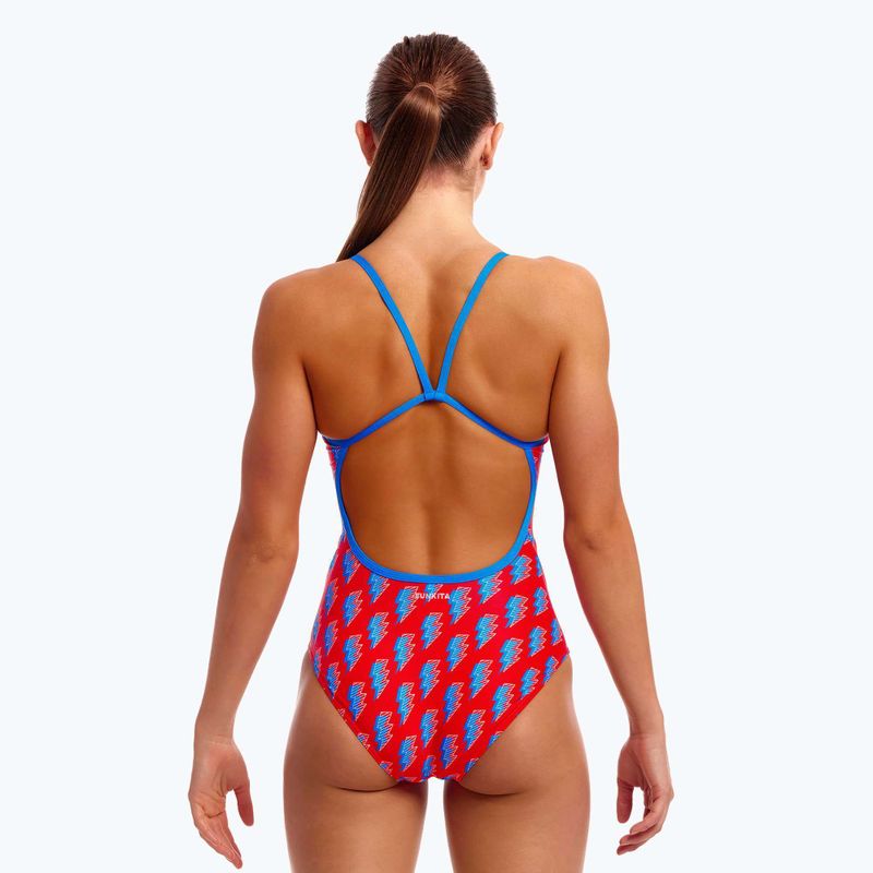 Einteiler Badeanzug Damen Funkita Single Strap One Piece hot volt 4