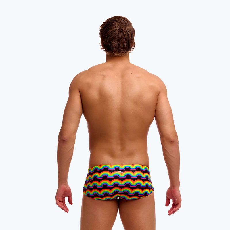 Badeshorts Herren Funky Trunks Sidewinder Trunks rainbowie 4