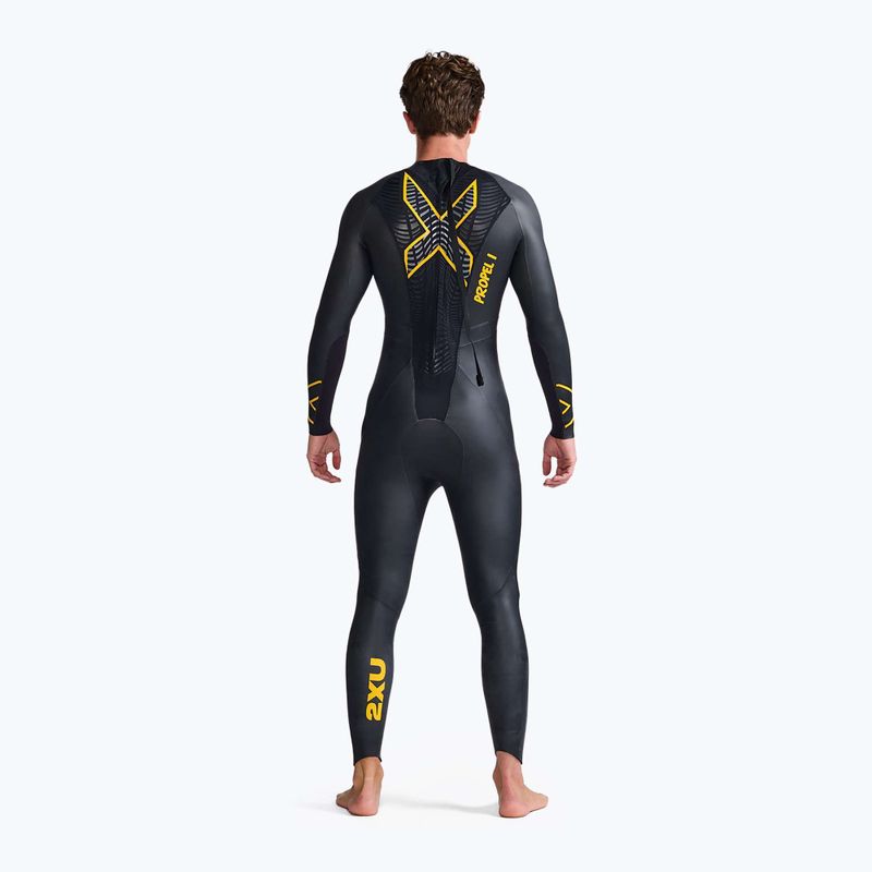 Herren Triathlon Neoprenanzug 2XU Propel:1 schwarz/ambition MW4991C 2