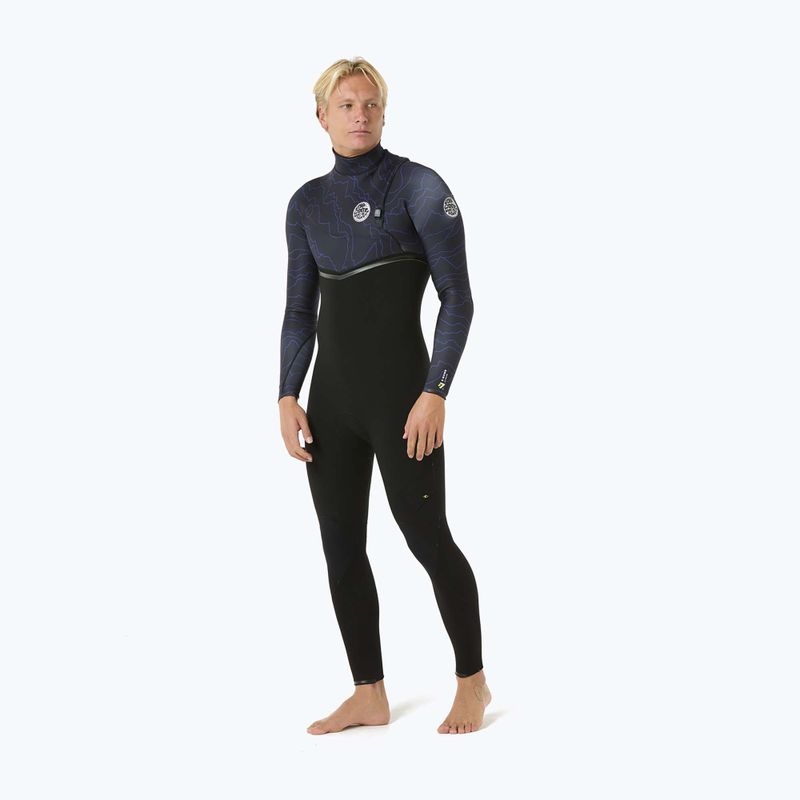 Men's Rip Curl E-Bomb 3/2 mm Zip Free Sub wild berry Swim Foam 3