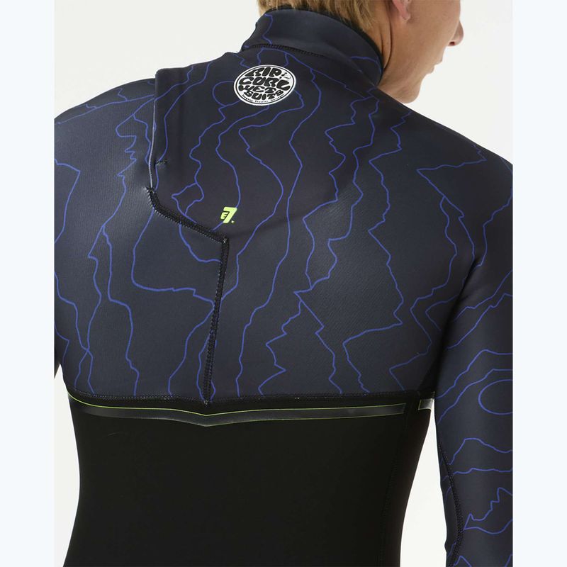 Men's Rip Curl E-Bomb 3/2 mm Zip Free Sub wild berry Swim Foam 5