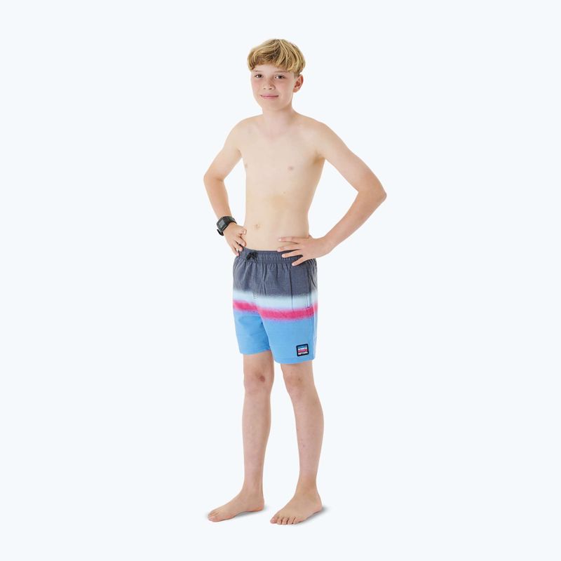 Kinder Shorts Rip Curl Surf Revival Volley 9 blau-grau 27BBO 2