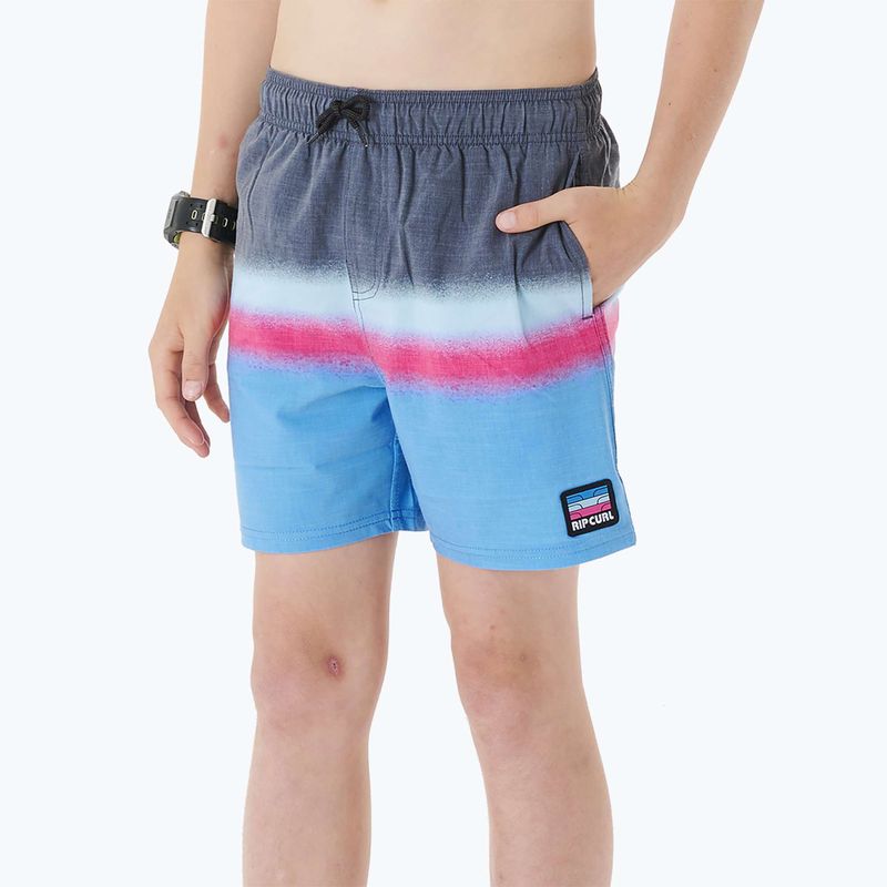 Kinder Shorts Rip Curl Surf Revival Volley 9 blau-grau 27BBO 5