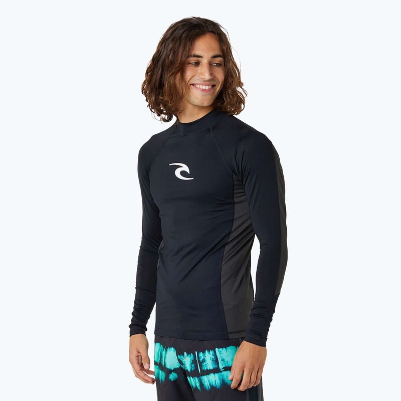 Schwimm Longsleeve Herren Rip Curl Waves Upf Perf L/S black 3