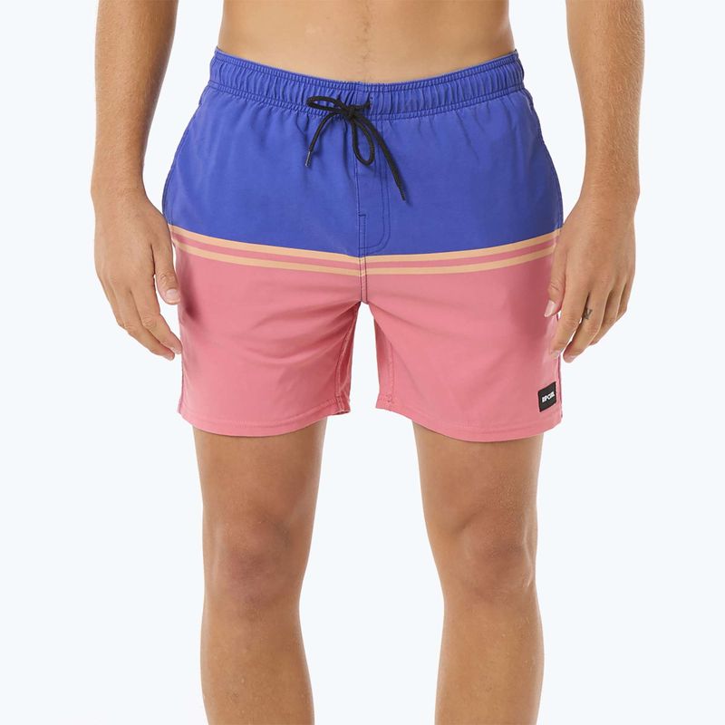 Herren Rip Curl Combine Volley Badeshorts wild berry 8