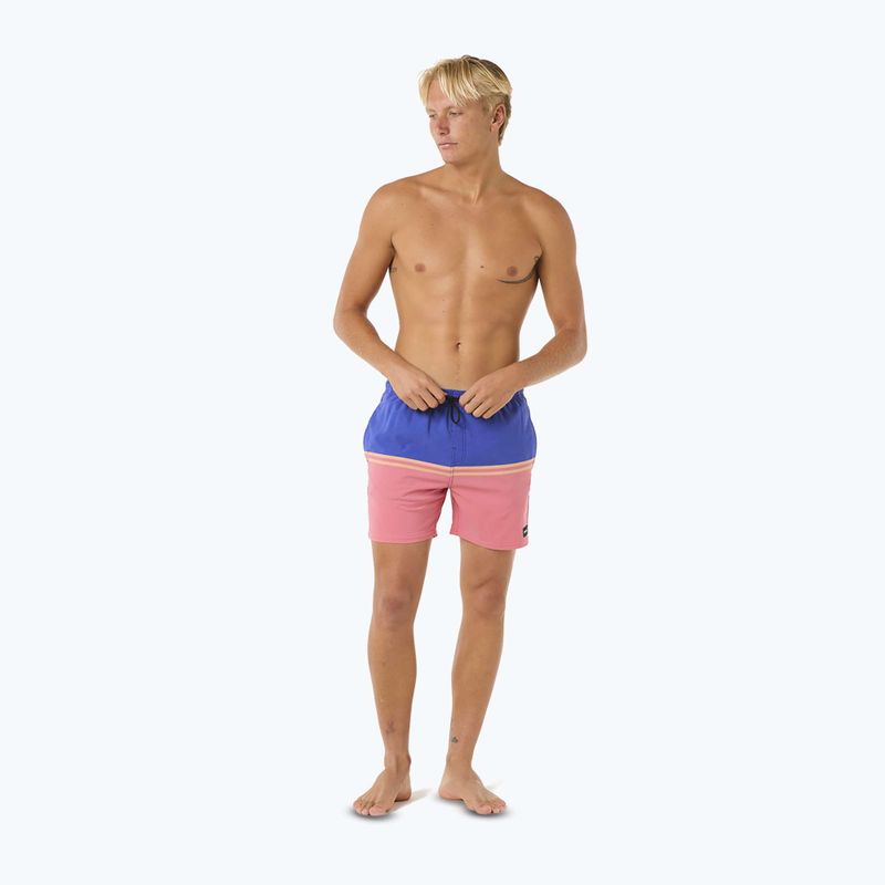 Herren Rip Curl Combine Volley Badeshorts wild berry 9
