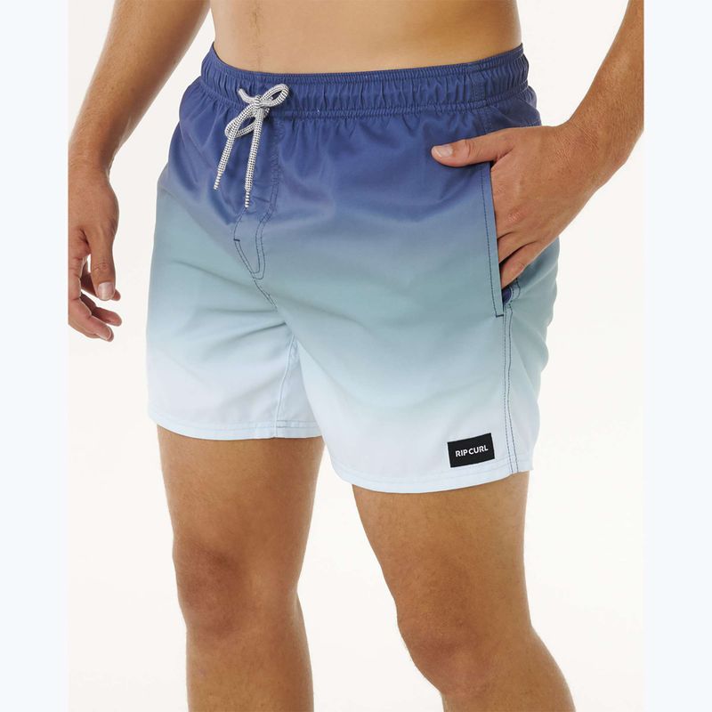Herren-Badeshorts Rip Curl Offset Fade Volley light navy 6
