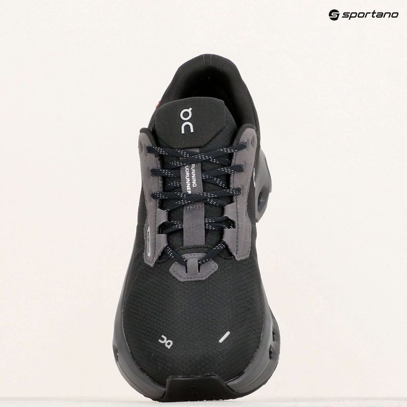 Herren On Cloudrunner 2 Wasserdichte magnet/schwarz Laufschuhe 10