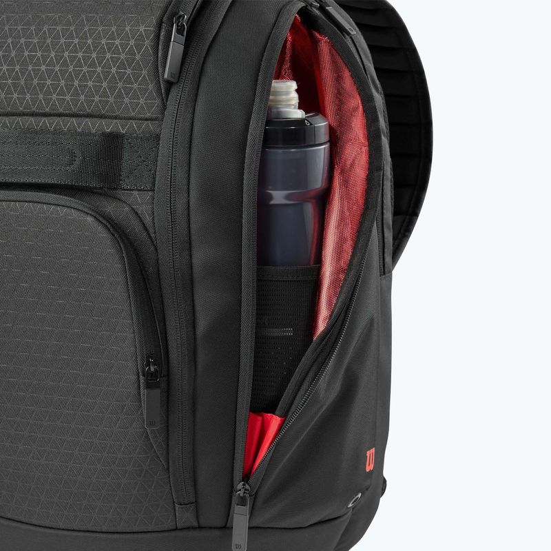 Tennis Rucksack Wilson Clash V3 Super Tour black/ infrared 8