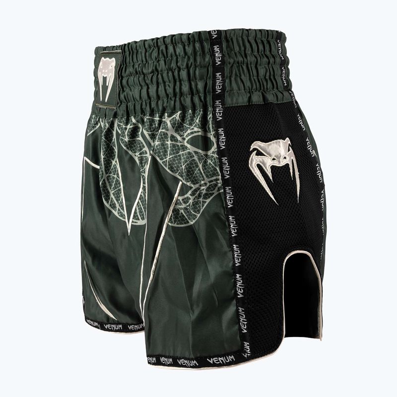 Herren-Trainingsshorts Venum Serpenti Muay Thai khaki/bronze/ivory 3