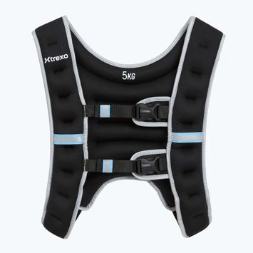 XTREXO gewichtete Trainingsweste schwarz WV-05