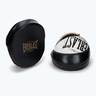 EVERLAST 1910 Pro Mantis Mitts weiß und schwarz Coaching Discs EV4800