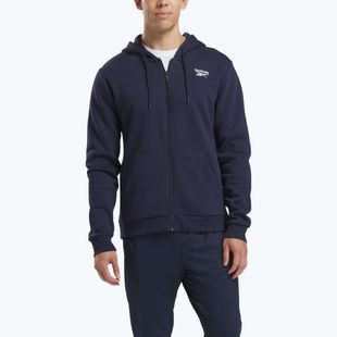 Hoodie Sweatshirt Herren Reebok Identity SL Fleece FZ vecnav