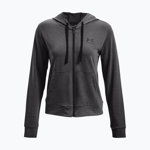 Under Armour Damen Training Sweatshirt Rival Terry Full Zip Hoodie grau 1369853
